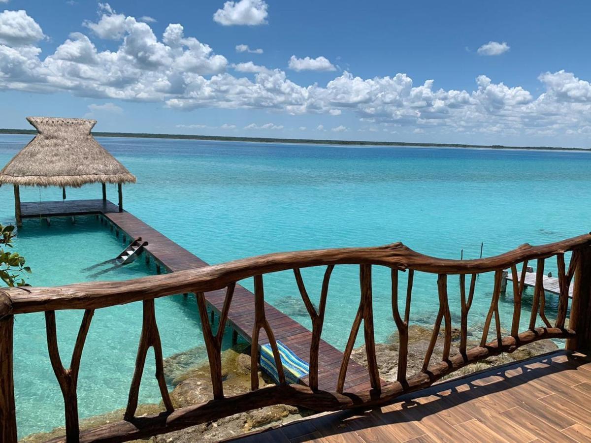 Xoot Kaana Villa Vista Laguna Bacalar Exteriör bild