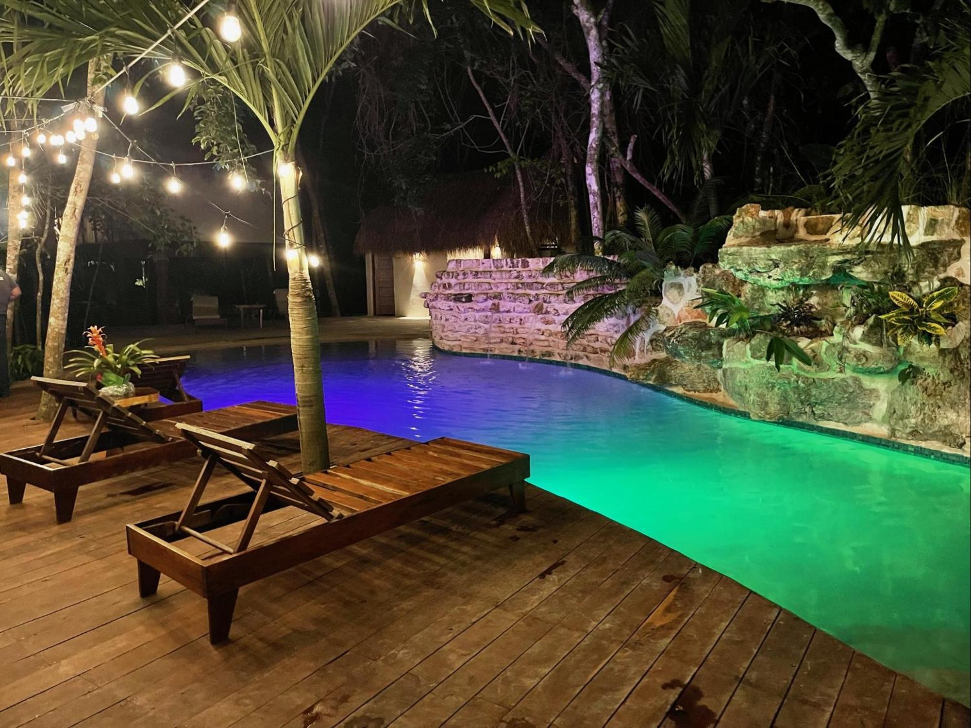 Xoot Kaana Villa Vista Laguna Bacalar Exteriör bild
