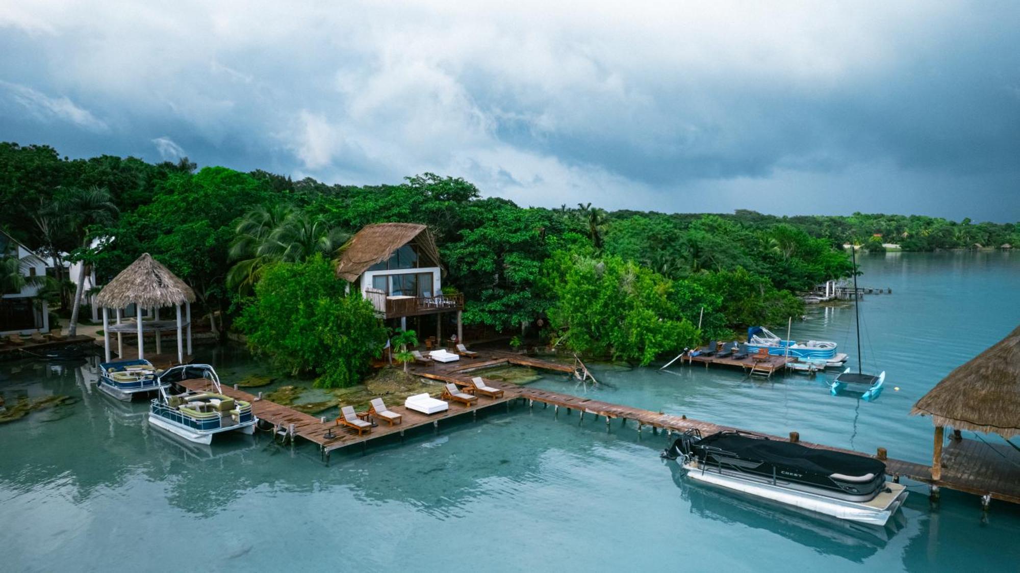 Xoot Kaana Villa Vista Laguna Bacalar Exteriör bild