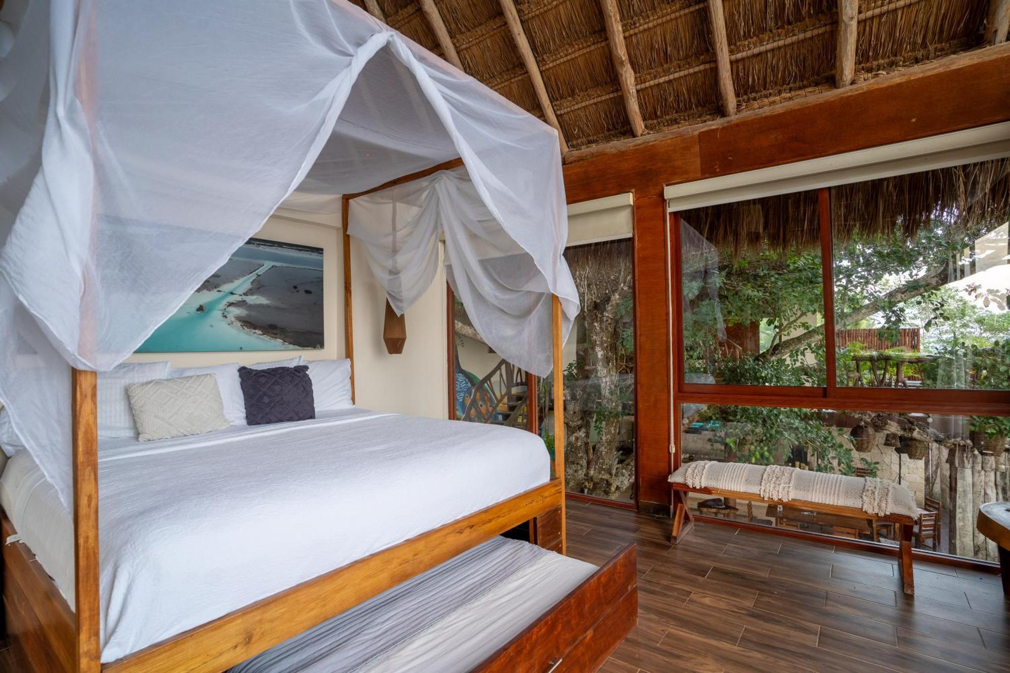 Xoot Kaana Villa Vista Laguna Bacalar Exteriör bild